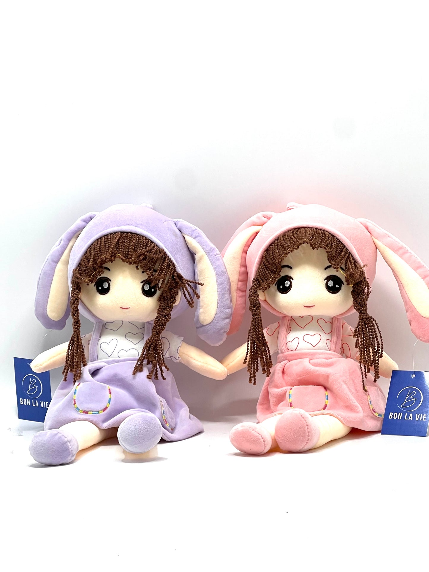 Small Doll with Bunny Ear 42 cm Soft Toy
