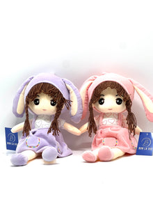 Small Doll with Bunny Ear 42 cm Soft Toy