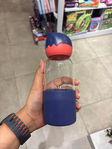 Egg Cap Glass Water Bottle 350ml
