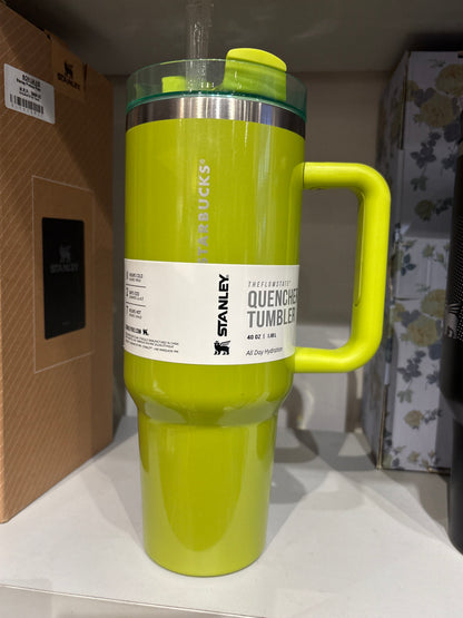 Stanley Quencher H2.0 Tumbler - 1200ml Vacuum Flask with Handle and Straw