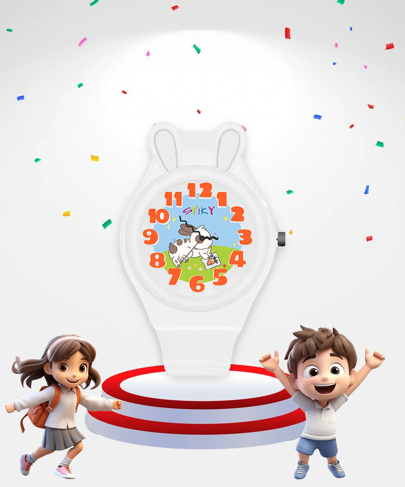 Spiky Fun & Cute Design Analog Kids Watch Spkeva35