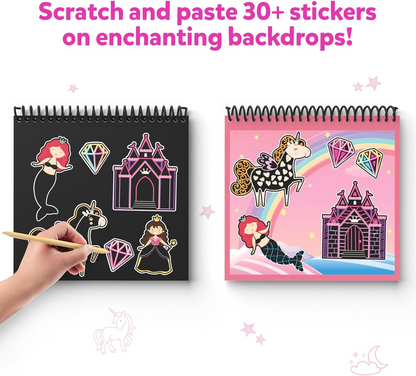 Skillmatics Magical Scratch Art Unicorn And Princesses