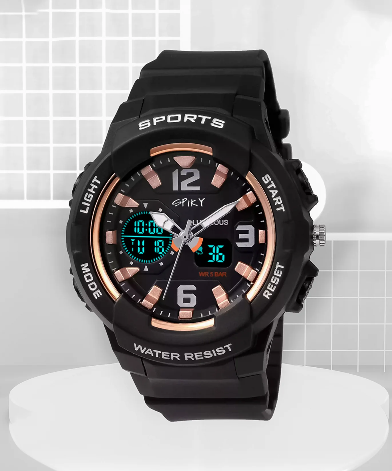 Spiky Spkeva6 Analog & Digital Sporty Watch