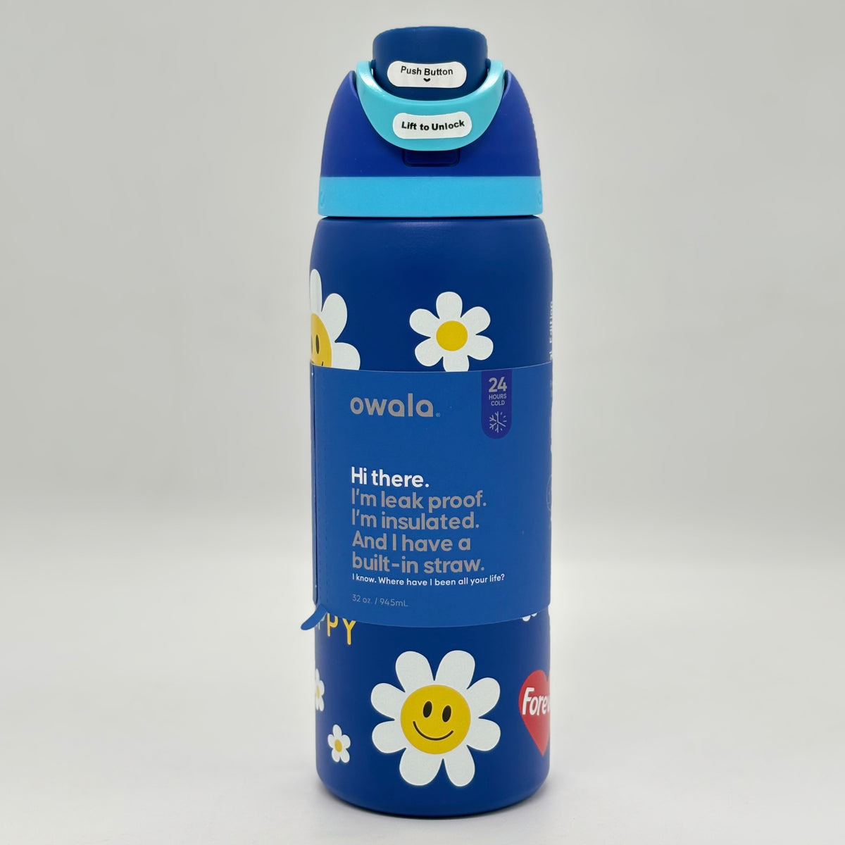 Owala FreeSip 950ml Insulated Bottle with Built-In Straw