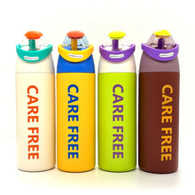 Care Free Sipper Insulated Bottle 600ml with Flip Straw and Handle Lock