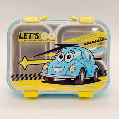 Large Car Stainless Steel  Lunch Box
