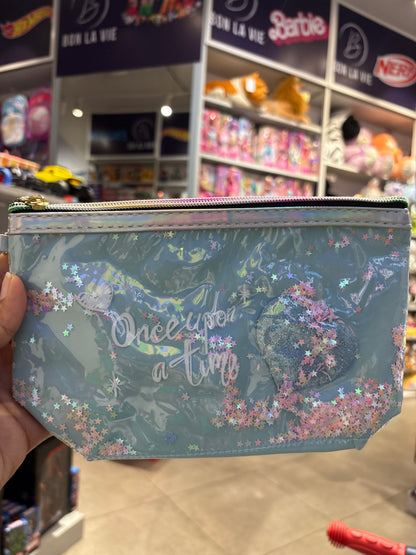 Once Upon a Time Glitter Heart Multi-Purpose Pouch for Girls