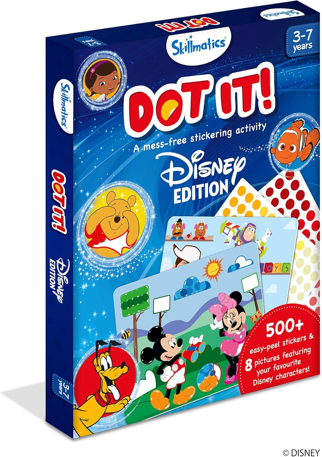 Skillmatics Dot It! Disney Edition, a mess-free sticker art activity kit