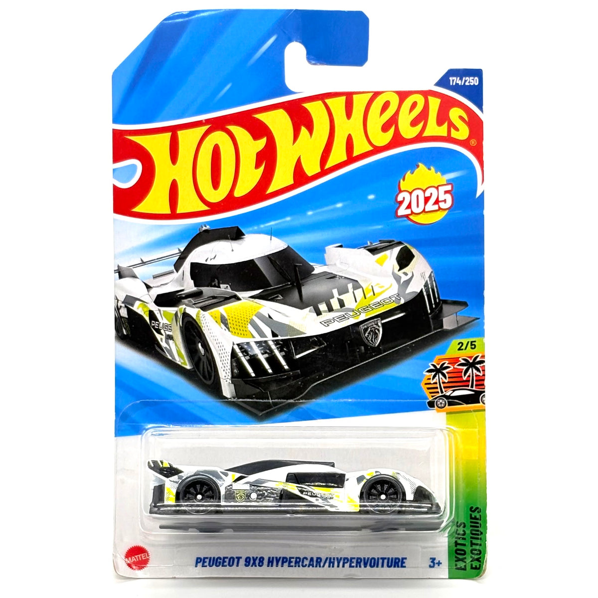 Hot Wheels Basic Mainline Car Peugeot  9X8 Hypercar/Hypervoiture