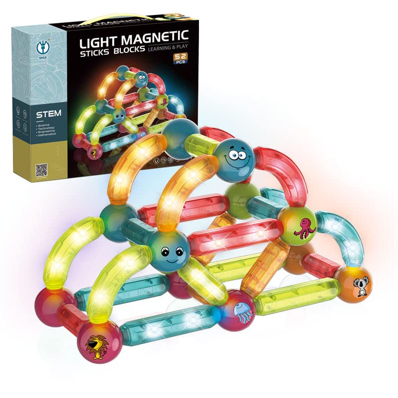 DIGE Light Magnetic Blocks 64 Pcs