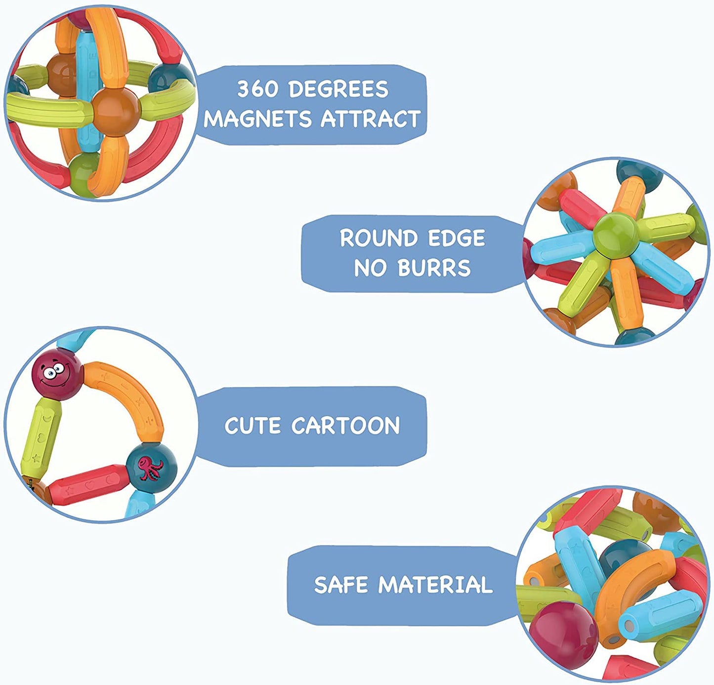 DIGE Light Magnetic Blocks 64 Pcs