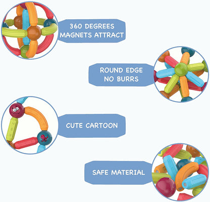 DIGE Light Magnetic Blocks 64 Pcs