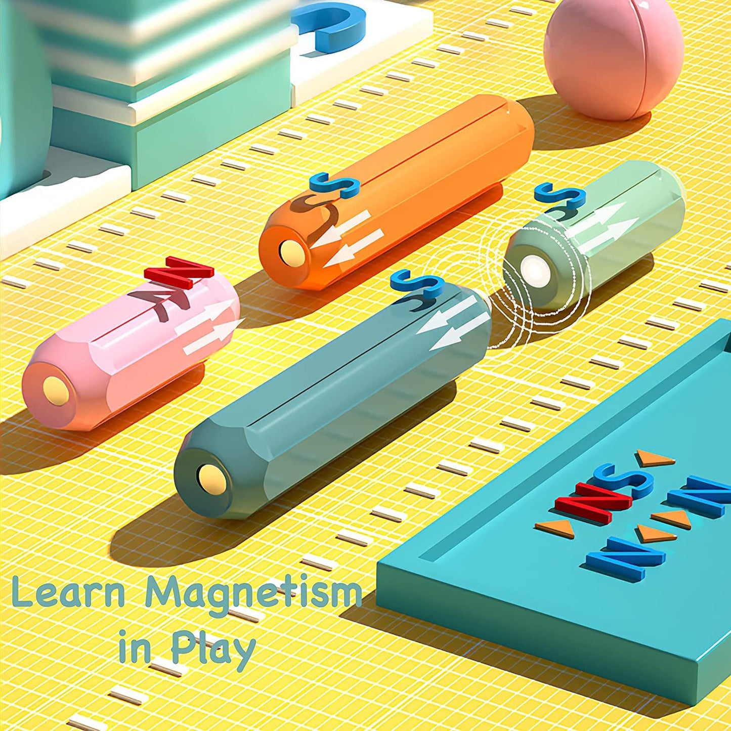 DIGE Light Magnetic Blocks 64 Pcs