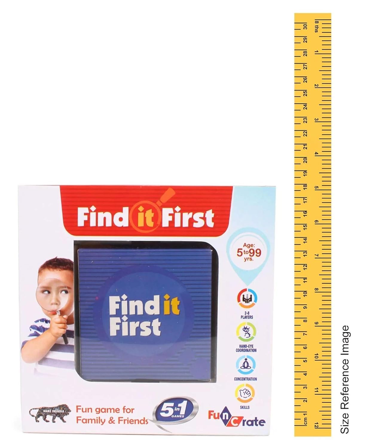 Find It First Premium 5-in-1 Family Card Game - 57 Cards