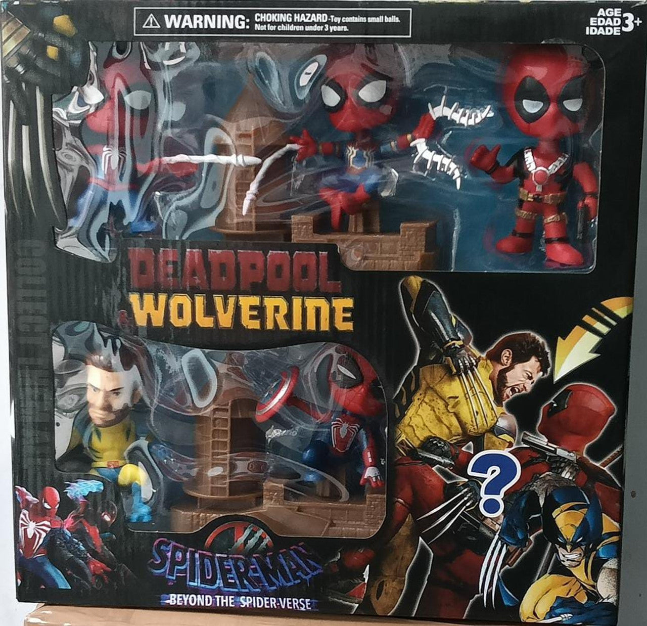 Deadpool v/s Wolverine Action Figure 5 Pcs Set
