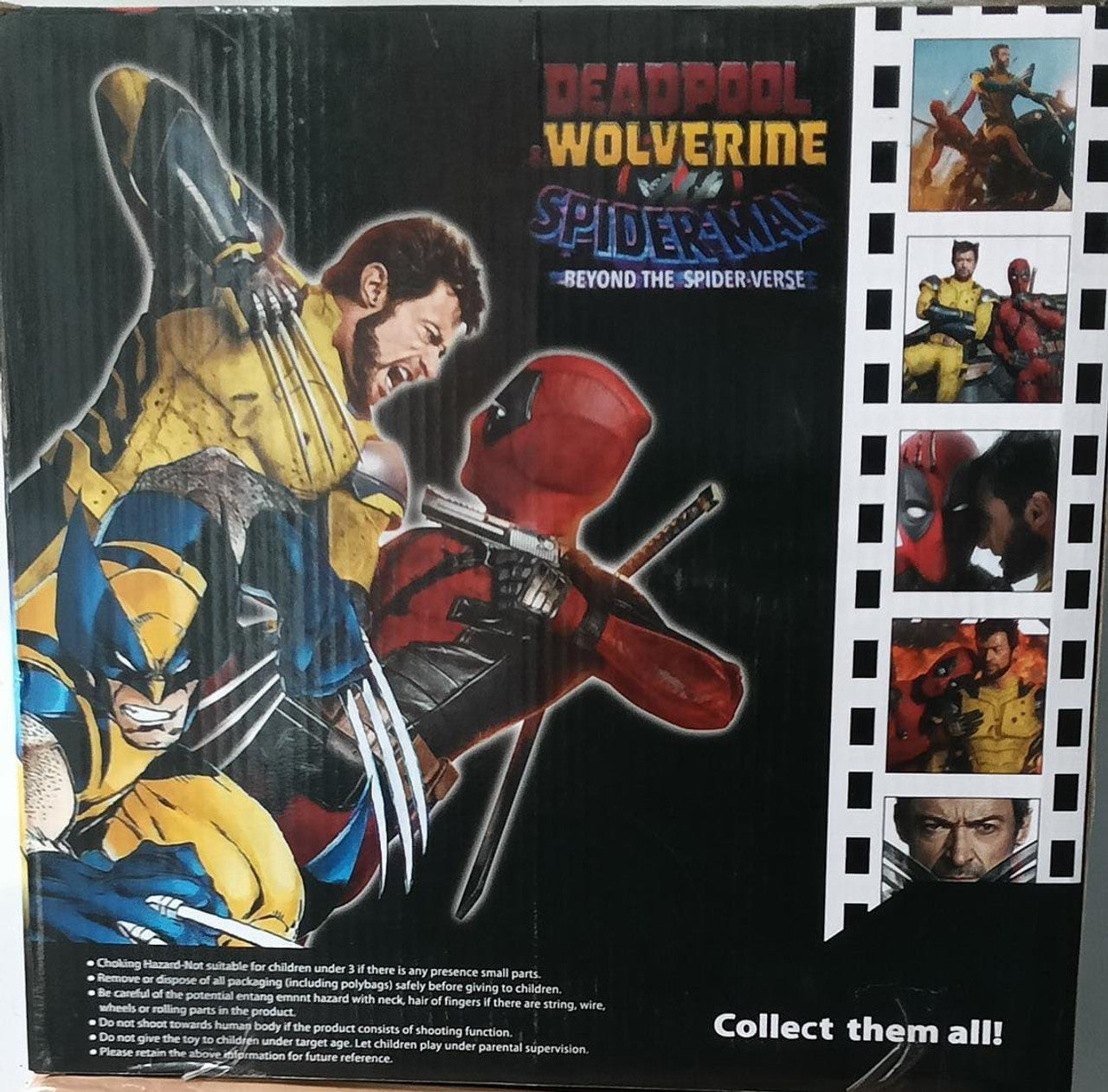 Deadpool v/s Wolverine Action Figure 5 Pcs Set