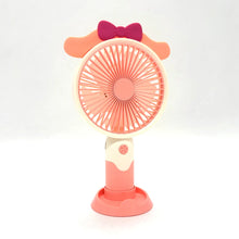 DianDi Fashion Fan — Bow & Ears Design Handheld Desktop USB Fan