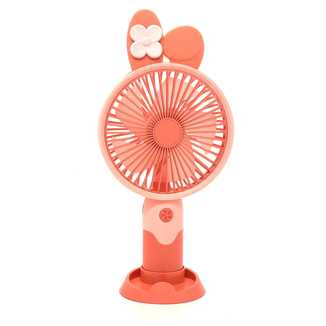 DianDi Fashion Fan — Bow & Ears Design Handheld Desktop USB Fan