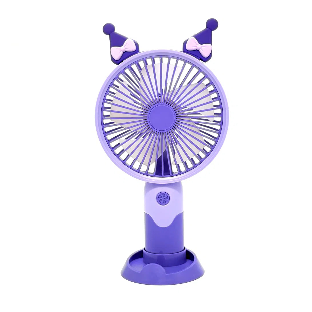 DianDi Fashion Fan — Bow & Ears Design Handheld Desktop USB Fan