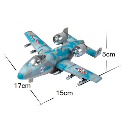 Die-Cast Military Fighter Jet with Light & Sound