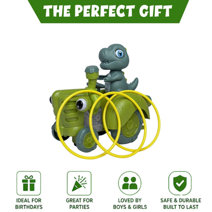 Dino Tractor Ring Toss Toy