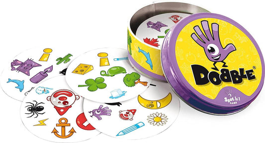 Asmodee Kid's Dobble, Visual Perception Card Game (Multicolour, Ages 6 and Above, 2 to8 Players)