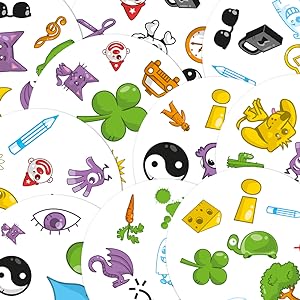 Asmodee Kid's Dobble, Visual Perception Card Game (Multicolour, Ages 6 and Above, 2 to8 Players)