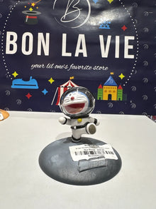 Doraemon Astronaut Phone Stand Figure - 10cm Collectible Desk Accessory