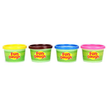 Funskool Fundough Double Decker, 4 tubs of Dough, 75 grams each, Toys for Kids, Shaping, Sculpting, 3 Years and Above, Multicolour