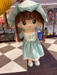 Soft Plush Girl Doll 60cm with Dress and Hat