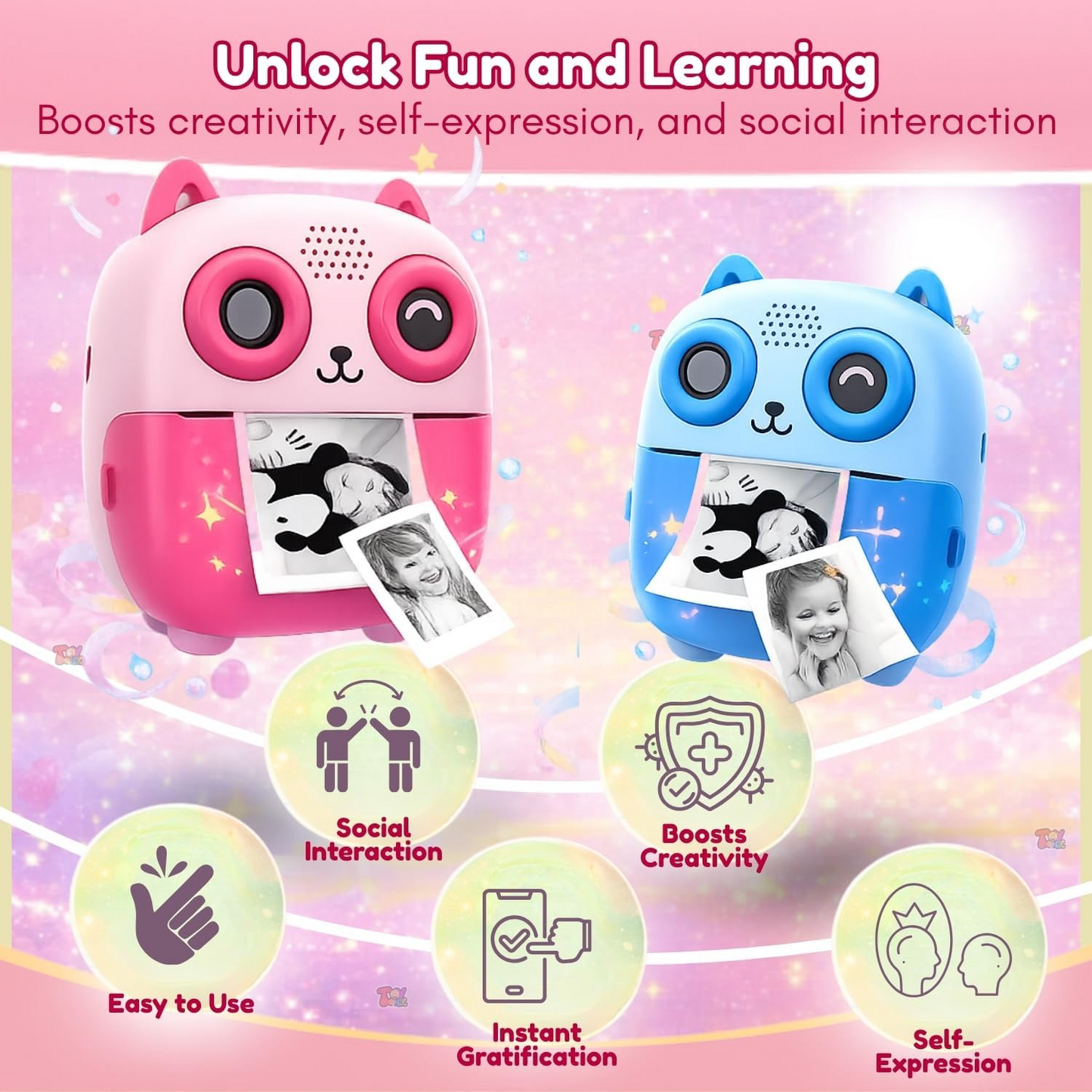 Cute Bird Digital camera with inbuilt printer