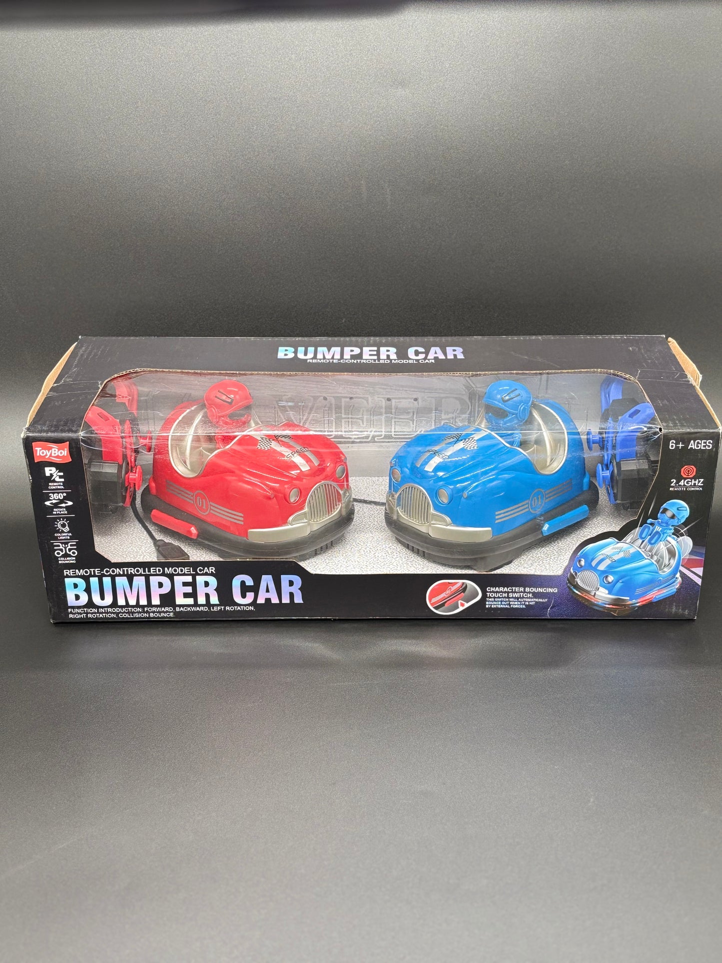 RC Bumper Car Set – 2 Remote Control Battle Cars for Kids