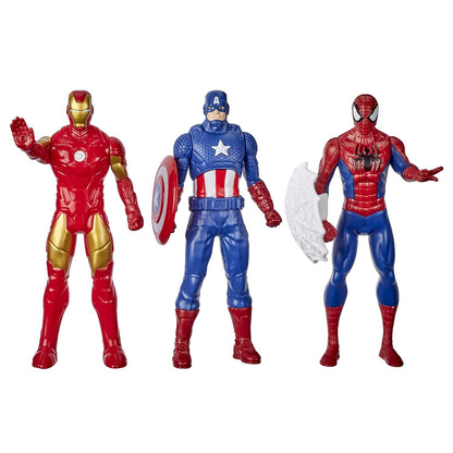 Hasbro Marvel 3-Pack Action Figure Set - Iron Man, Captain America & Spider-Man