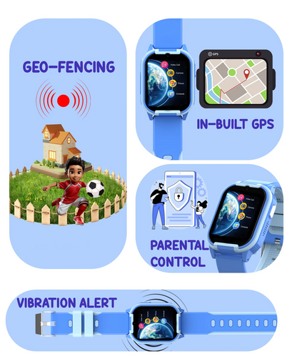 Spiky Gnome 4G Video Calling Smartwatch for Kids