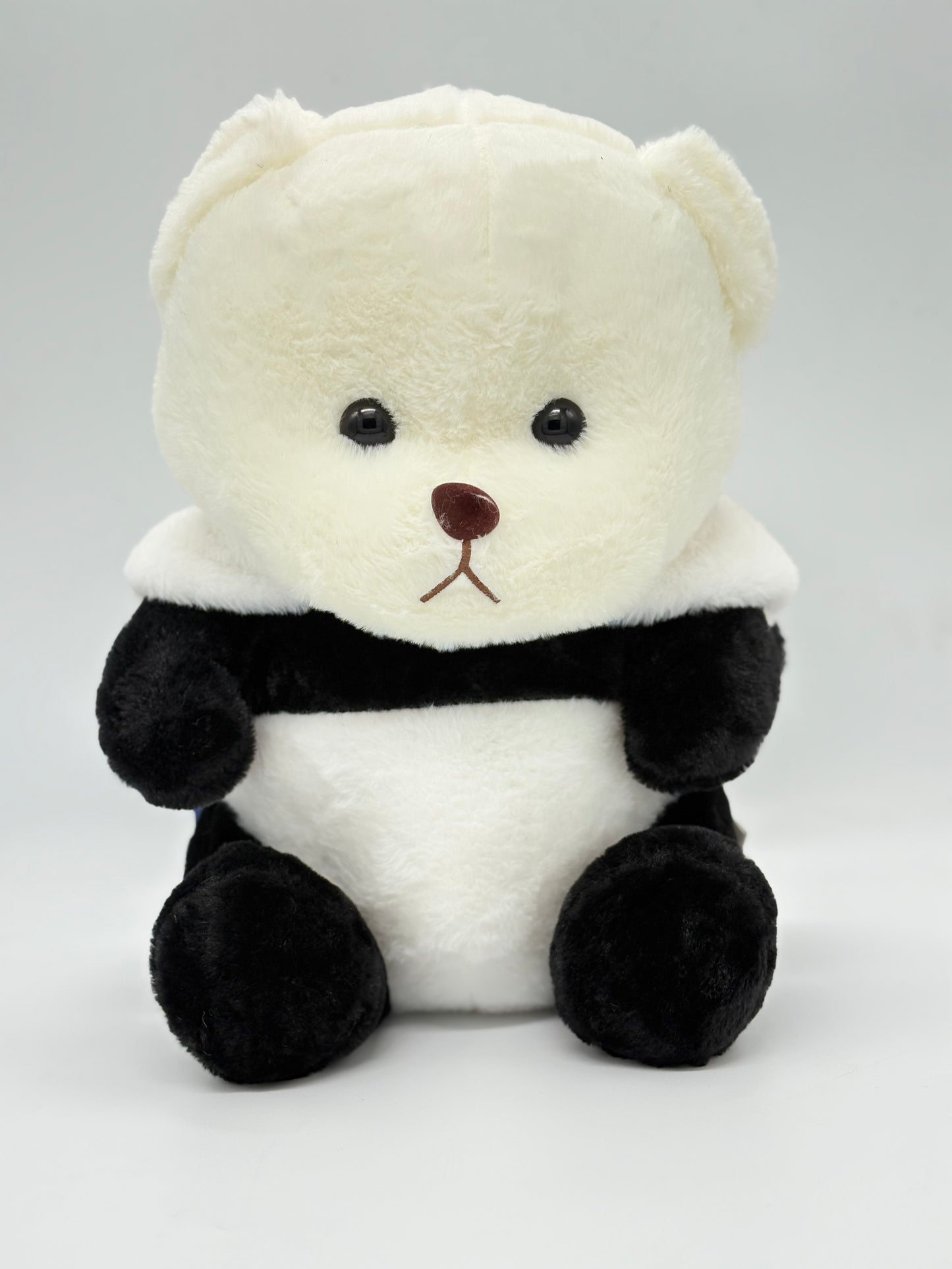 Panda with Eyes Hoodie 43 cm Soft Toy