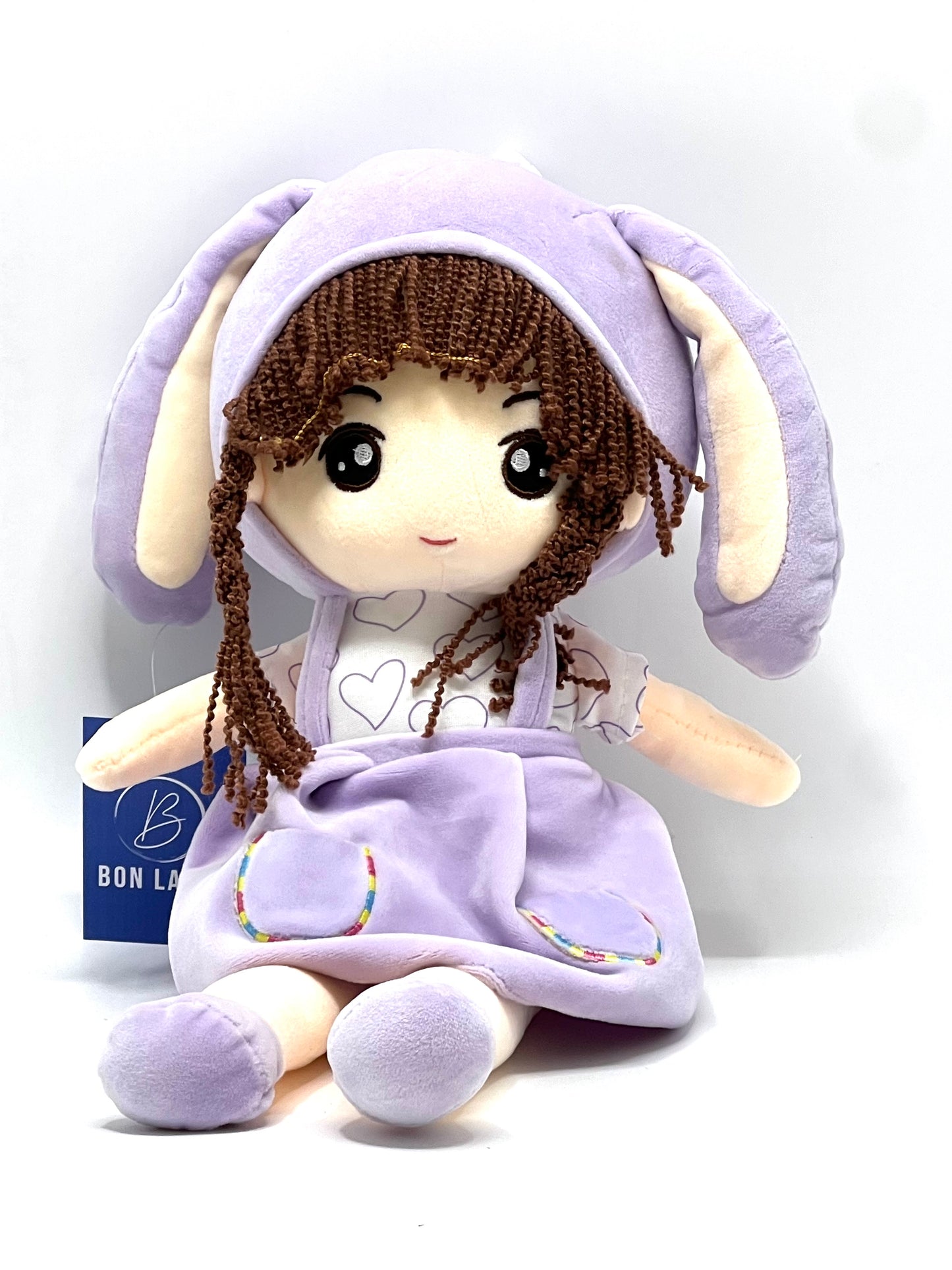 Small Doll with Bunny Ear 42 cm Soft Toy