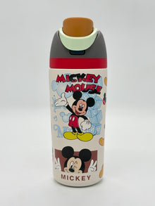 Cartoon Character Insulated Water Bottle 700ml with Push-Button Lid