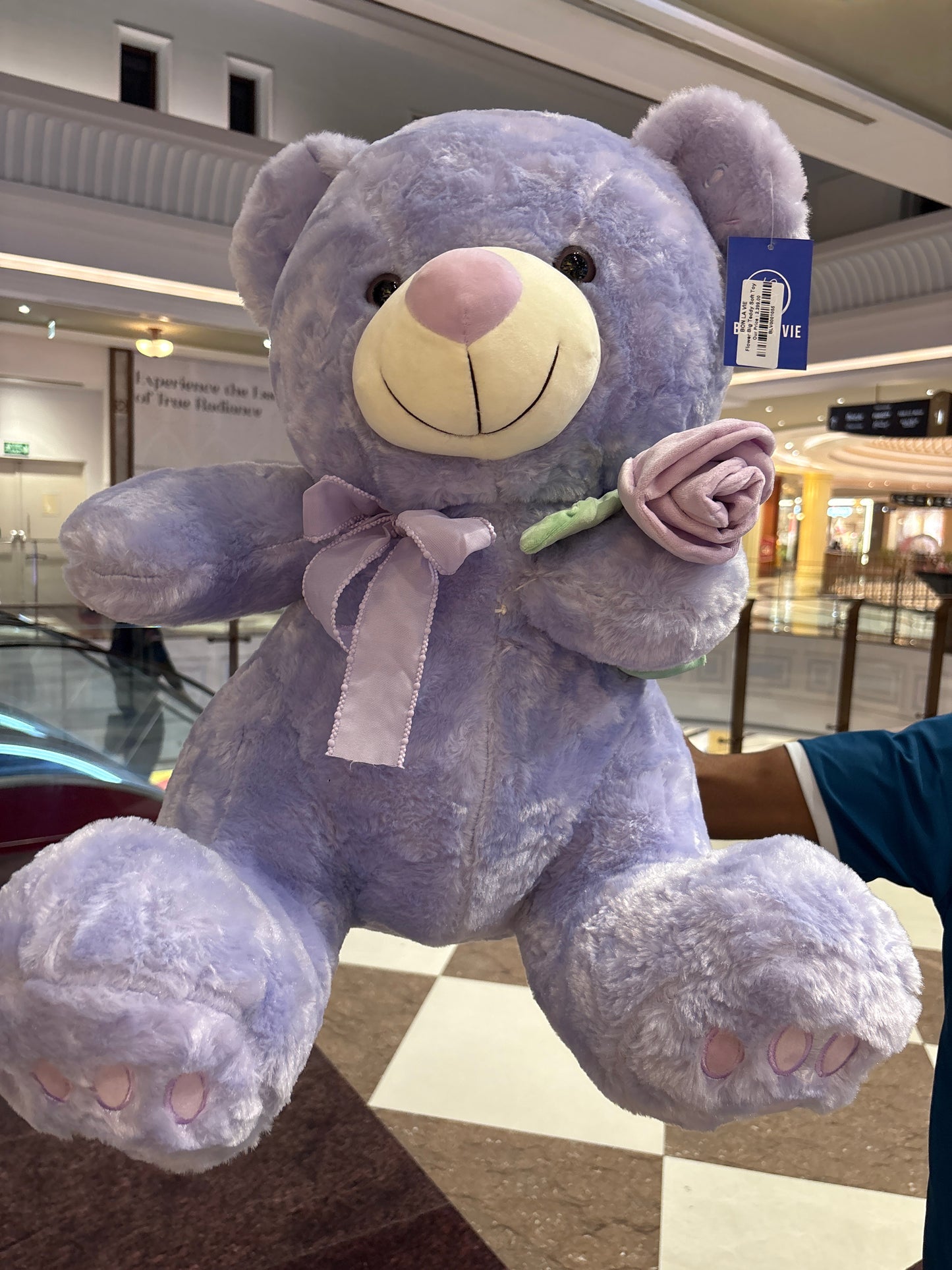 Flower big Teddy Bear, Cute, Soft Toy (33 Cm), Great Birthday Gift