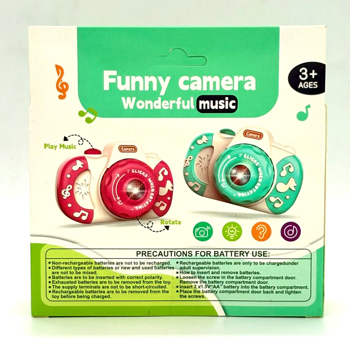 Funny Camera Lights And Music Toy