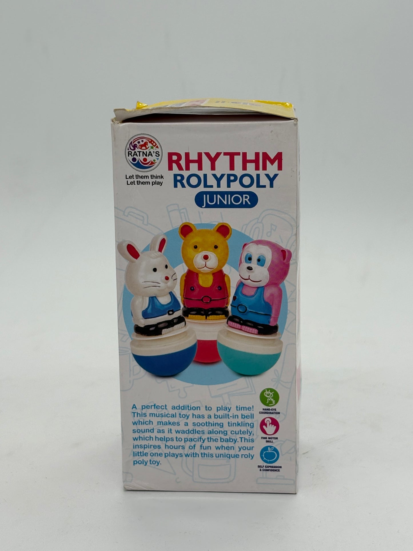Rhythm Roly Poly Junior – Musical Wobble Toy for Babies & Toddlers