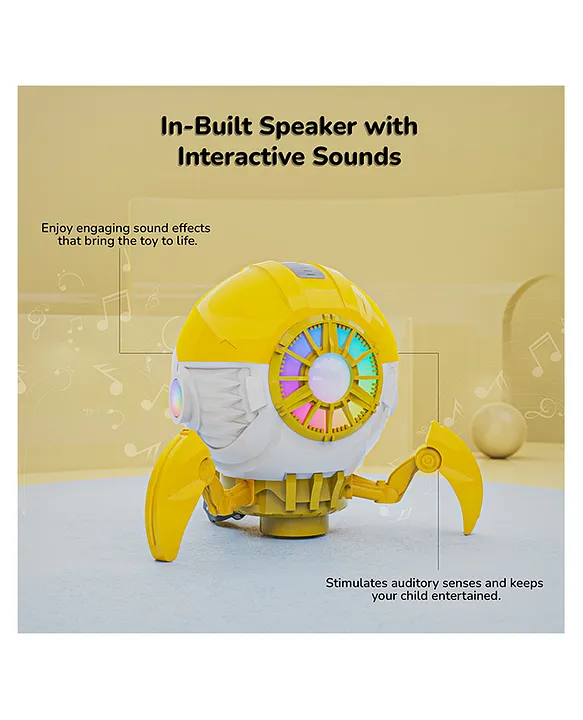 Mirana Space Octopus Bump 'N Go Musical Toy