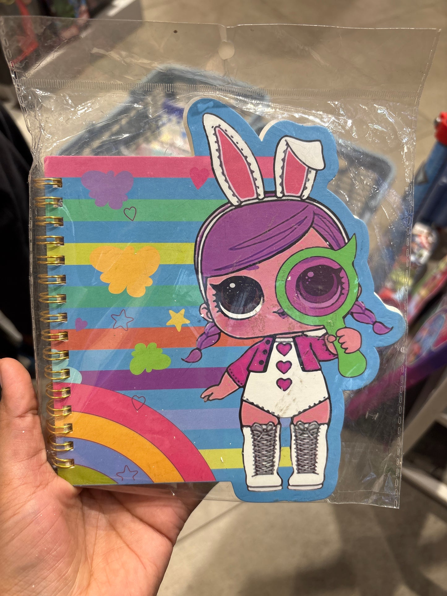 LOL Doll Print Spiral Small Diary