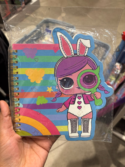 LOL Doll Print Spiral Small Diary