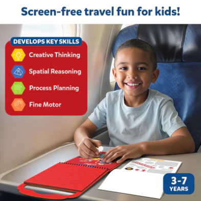 Skillmatics Reusable Stickers Book -Peelies Trucks, Cars & More !