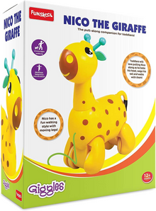 Giggles Nico the Giraffe Pull Along