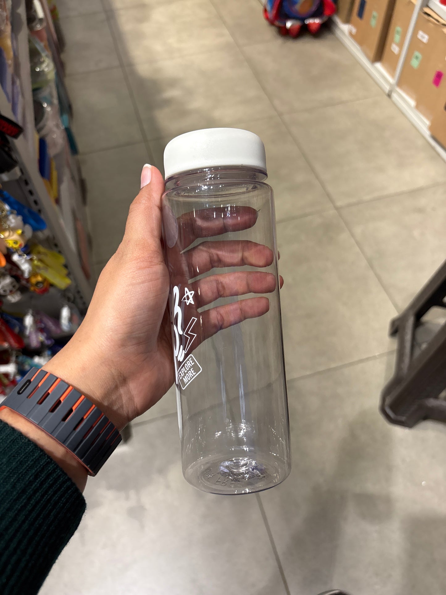BPA Free Motivational Water Bottle 600ml