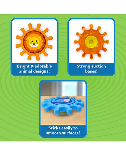 Skillmatics Spinny Gears ,Animal Fun And 3 Interlocking Gears