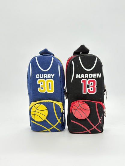Basketball Jersey Style Pencil Pouch for Kids