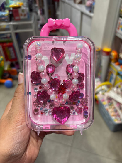 Jewellery Set in Mini Trolley Gift Box