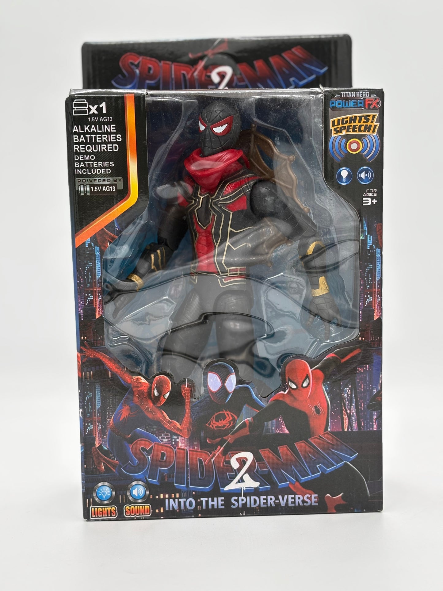 Spiderman into the Spider-Verse, Action Figure with Sound, Lights and Movie Dialogue
